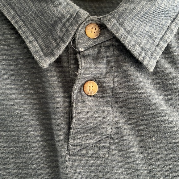 Billabong Standard Issue Short Sleeve Polo in Blue Stripes - Picture 3 of 8